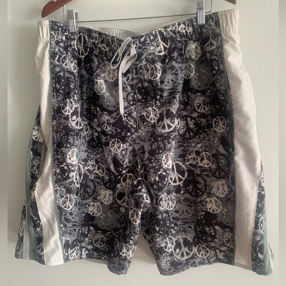 East West Swim Shorts Trunks Elastic Waist Size XL Packets EUC